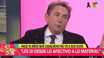 Daniel Casalnovo contó el drama familiar que vive con sus hijos