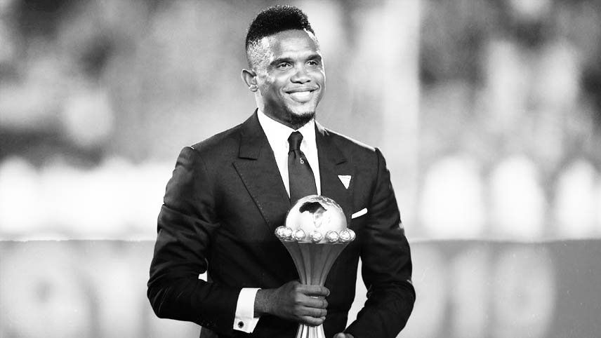 Etoo: Lautaro Martínez está muy bien, pero Suárez es uno de los mejores del mundo en su posición