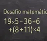 Desafío matemático: ¿en cuánto tiempo lográs resolverlo?
