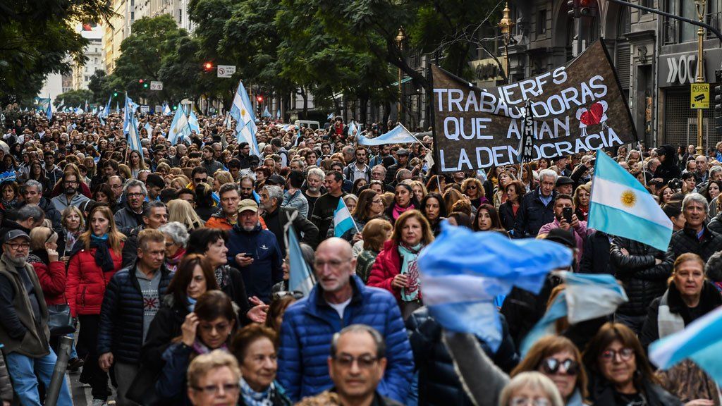 Grabois comparó el #24A con una marcha contra Perón y dijo que la gente se movilizó por un sentimiento gorila