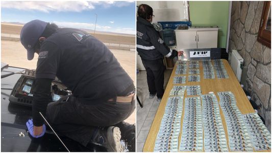 Contrabando de dólares en Jujuy: AFIP secuestró más de U$S70.000 escondidos en el aire acondicionado de un camión
