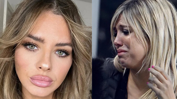 Las audaz foto en lencería de La China Suárez para pegarle a Wanda Nara donde más le duele