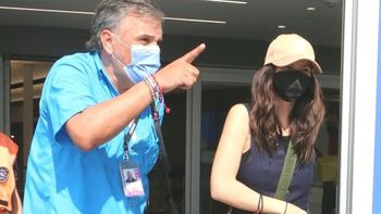 La China Suárez volvió al país y tuve que enfrentar la pregunta sobre Wanda y Mauro