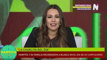 Pampita habló de su encuentro con La China Suárez en el homenaje a Blanca