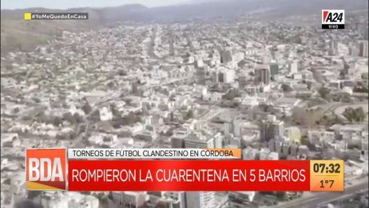 Los “rompecuarentena”: identificaron torneos de fútbol clandestino