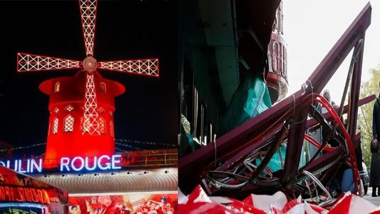 El Moulin Rouge de París sufrió un insólito y peligroso accidente