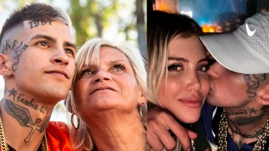 Fuerte denuncia de la mamá de L-Gante a Wanda Nara: la trató de...