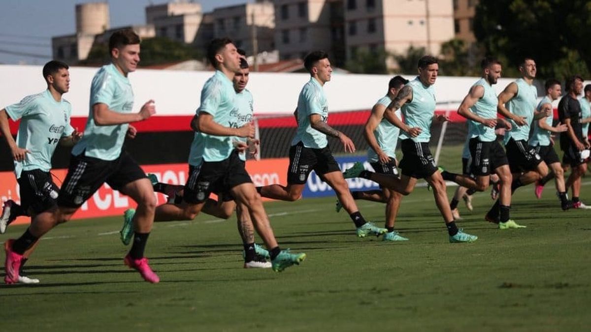 Diez nombres para cinco puestos. Las dudas de Scaloni para la final de la Copa América.&nbsp;