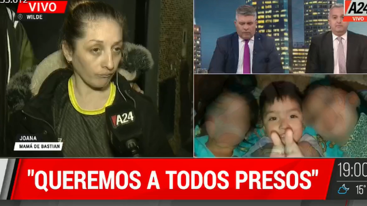La madre de Bastián pidió justicia por su hijo de 10 años asesinado. (Foto: A24)