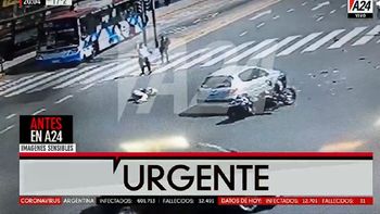 Impactante: las imágenes del accidente en moto de Nacho Viale