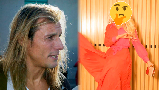 Caniggia se cruzó con famosa modelo y se hizo el galán mientras su novia estaba muy cerca