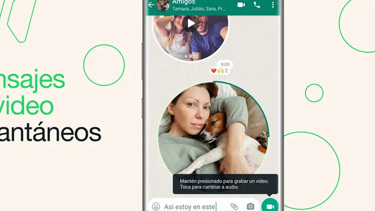 WhatsApp rompe todo con su innovación: videos redondos, de 60 segundos y al instante