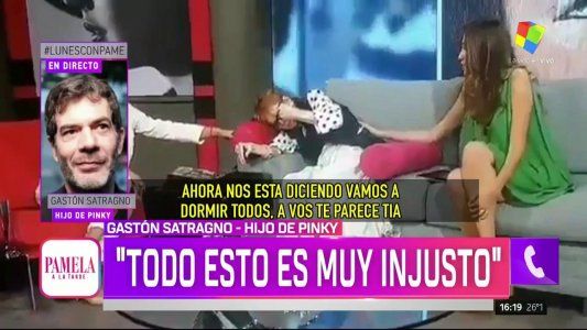 Gastón Satragno, el hijo de Pinky sobre el video de su madre: “Es muy injusto esto”