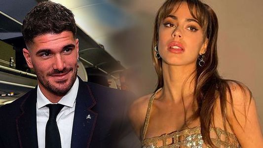 Rodrigo de Paul piropeó a Tini Stoessel, a la vista de todos