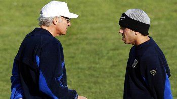 Bianchi y Tevez en 2003. Bianchi y Tevez en 2003.