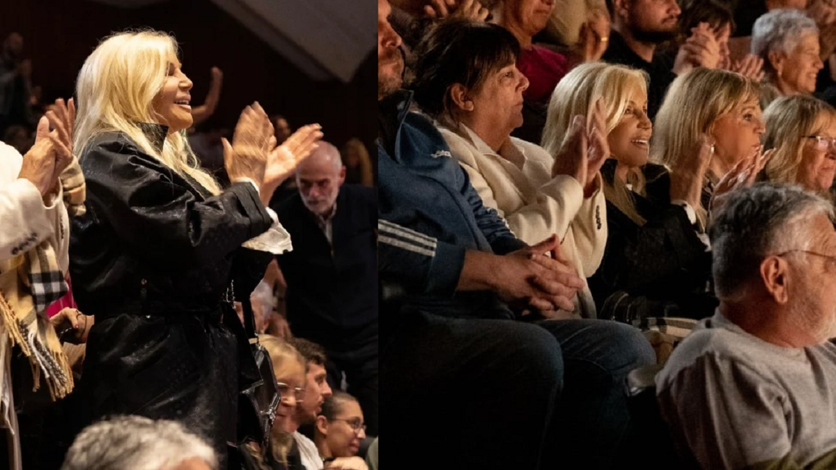 Susana Giménez fue a ver la obra Votemos y aplaudió de pie al elenco
