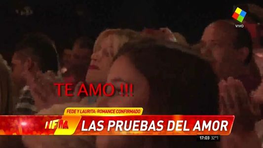 ¡Laurita Fernández le gritó Te Amo a Fede Bal!