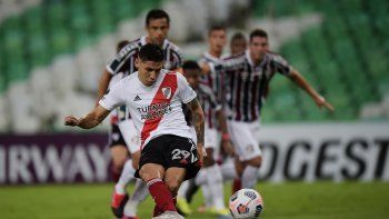 River dominó, pero no pasó del empate contra Fluminense en su debut: fue 1-1 en el Maracaná