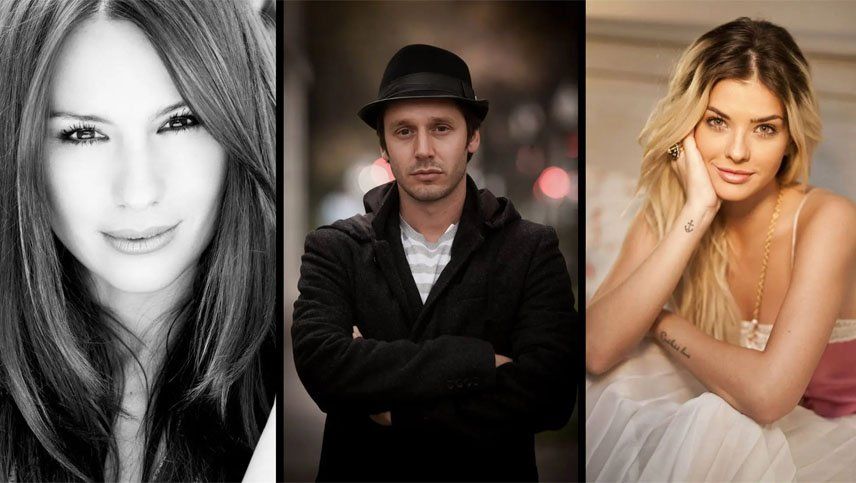 Pampita, Benjamín Vicuña y la China Suárez. 