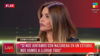 Tajante respuesta de Nazarena Vélez a Carmen Barbieri