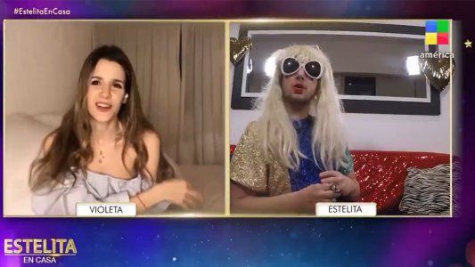 Violeta Urtizberea le reveló a Estelita si se graban o no en la intimidad con su pareja, Juan Ingaramo