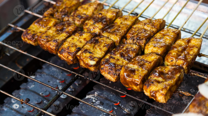 TOFU a la parrilla: una delicia CRUJIENTE por fuera y SUAVE por dentro