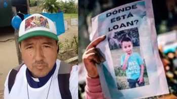 Condenaron a un cura que participaba en las marchas por Loan Peña. Condenaron a un cura que participaba en las marchas por Loan Peña.