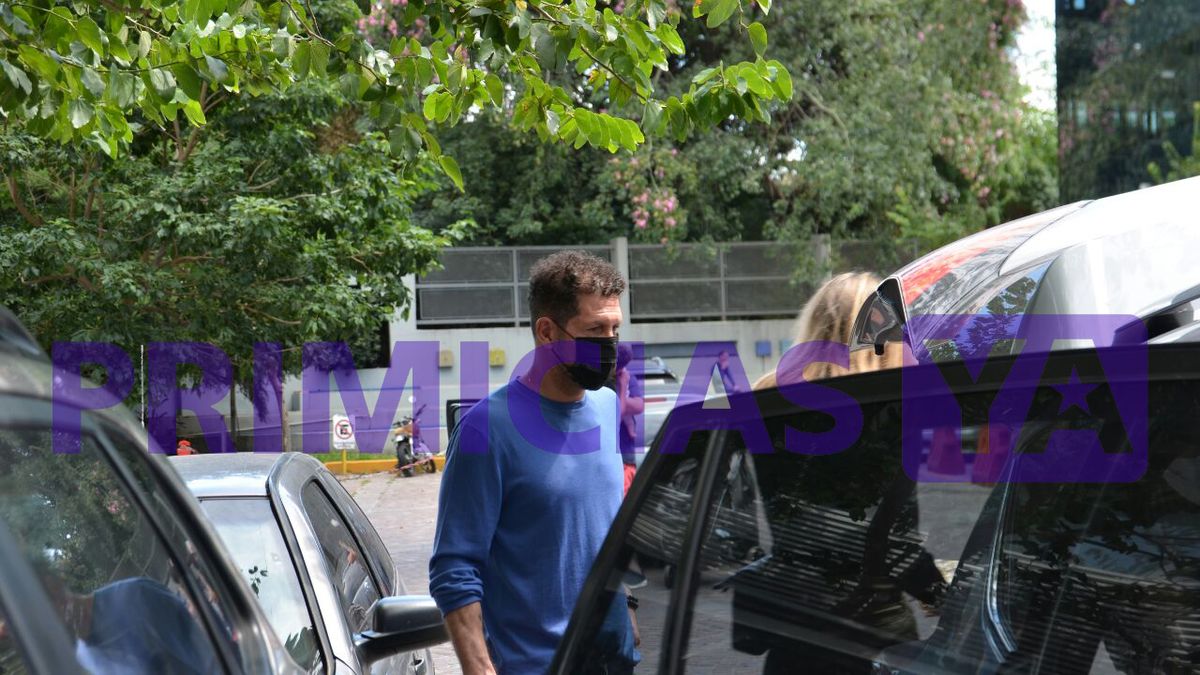 El Cholo Simeone estuvo en el Sanatorio de la Trinidad. Crédito: RS Fotos.