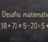 Desafío matemático: ¿en cuánto tiempo lográs resolver el ejercicio?