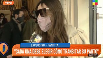 Pampita sobre su parto: Está bueno que cada una elija cómo quiere traer su hijo al mundo