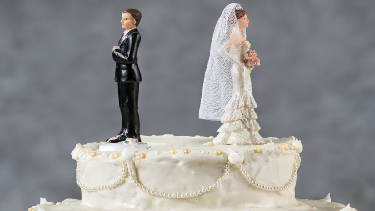 Duró poco: se casaron, se pusieron a bailar en la fiesta y se separaron después de la primera canción