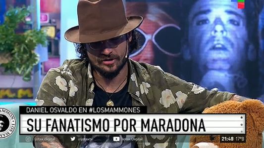 La emoción de Daniel Osvaldo al recordar a Diego Maradona