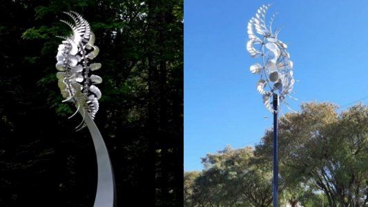 Papelón en San Rafael: la Municipalidad debió retirar una escultura por resultar un plagio de un artista estadounidense