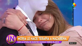 Nazarena Vélez le habló a un maniquí como si fuera Fabián Rodríguez: Te extraño mucho, Thiago te necesita