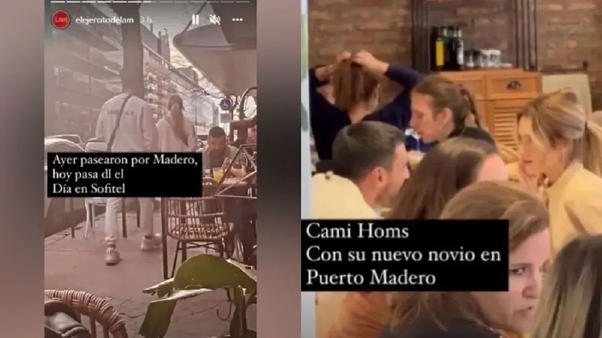 Las primeras salidas p&uacute;blicas de Camila Homs con su nuevo amor, Carlos Benvenuto.&nbsp;