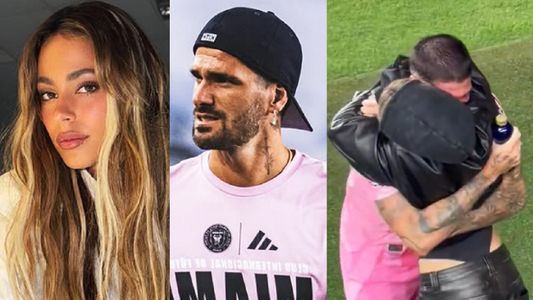 El video del romántico beso de Tini Stoessel y Rodrigo De Paul tras gritar campeón con el Inter Miami