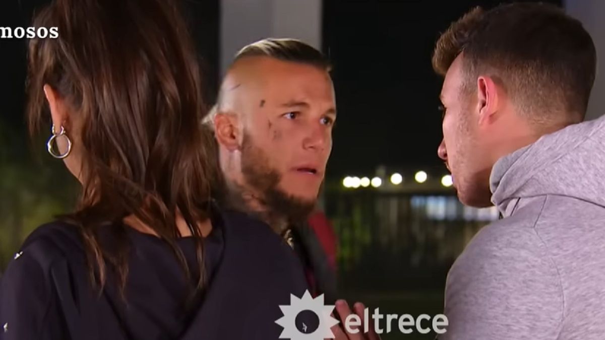 Alex Caniggia se sacó con Martín Salwe en El hotel de los famosos