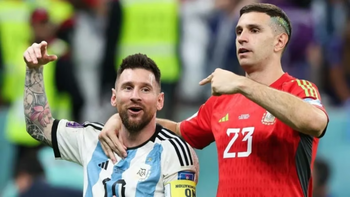 El emotivo homenaje que le hizo el Dibu Martínez a Lionel Messi en la previa de su despedida de la Selección Argentina
