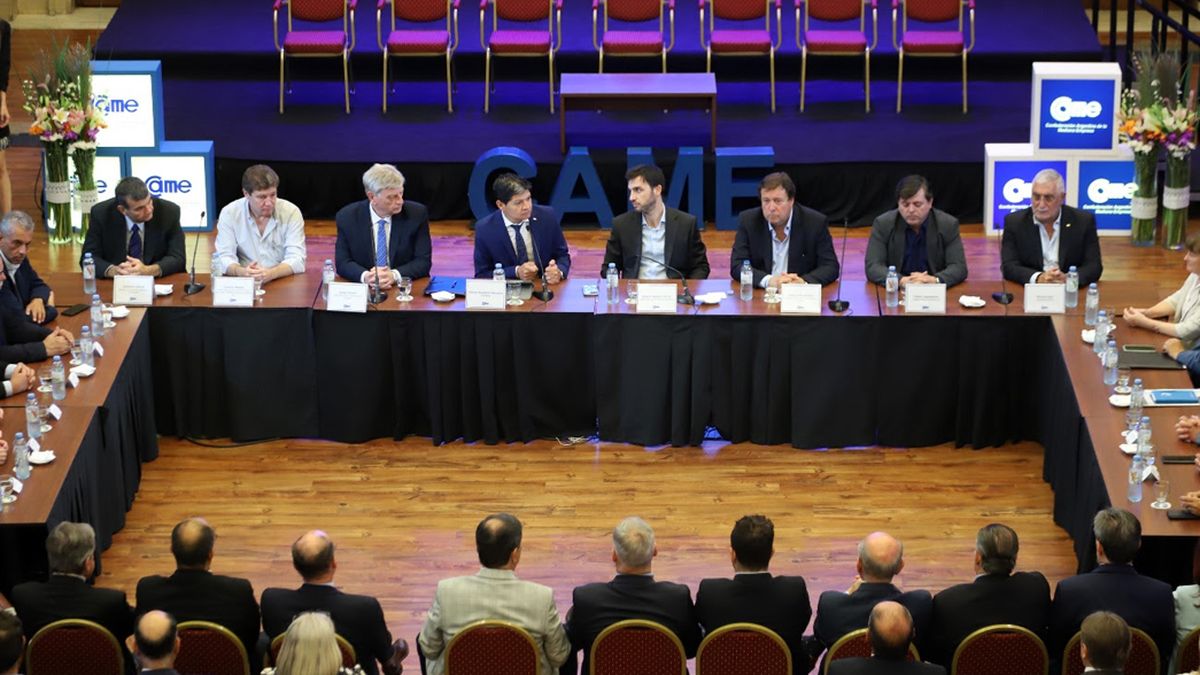 Encuentro de gobernadores patagónicos para el desarrollo económico y del comercio exterior. (Foto CAME)