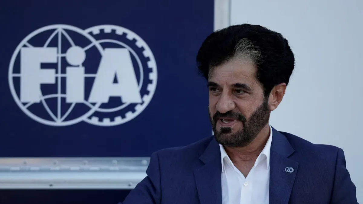 El presidente de la FIA, Mohammed Ben Sulayem, atendió las quejas de los fanáticos y los pilotos sobre el actual reglamento de la Fórmula 1. (Foto: Reuters)