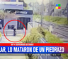 Se conoció el video del brutal piedrazo en la cabeza que terminó con la muerte del joven de 22 años en Ezeiza