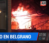 Incendio en Belgrano: un departamento se prendió fuego y tuvieron que evacuar a los vecinos