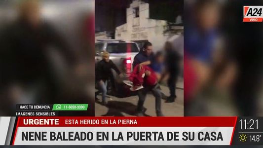 San Justo: un nene quedó en medio de un tiroteo y recibió un disparo