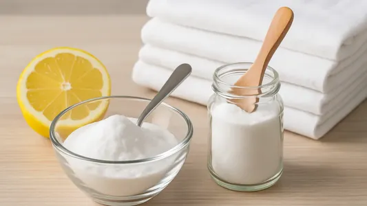 Bicarbonato con limón: el truco casero que recomiendan para recuperar la ropa blanca