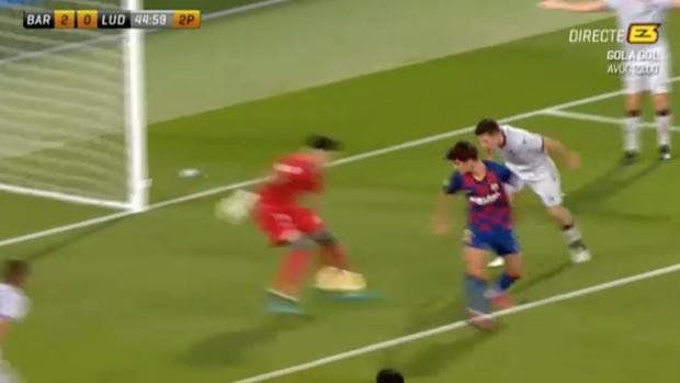 El gol del que habla el mundo del fútbol marcado por Alex Collado, joya de las inferiores del Barcelona