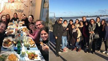 El último adiós de Nora Cárpena y su familia a Guillermo Bredeston