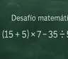 Desafío matemático: casi nadie lo resuelve antes de los 10 segundos
