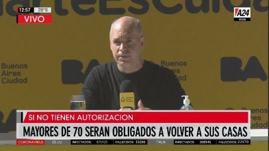 La Ciudad oficializó que desde este lunes funcionará el Permiso de Circulación obligatorio para adultos mayores de 70 años