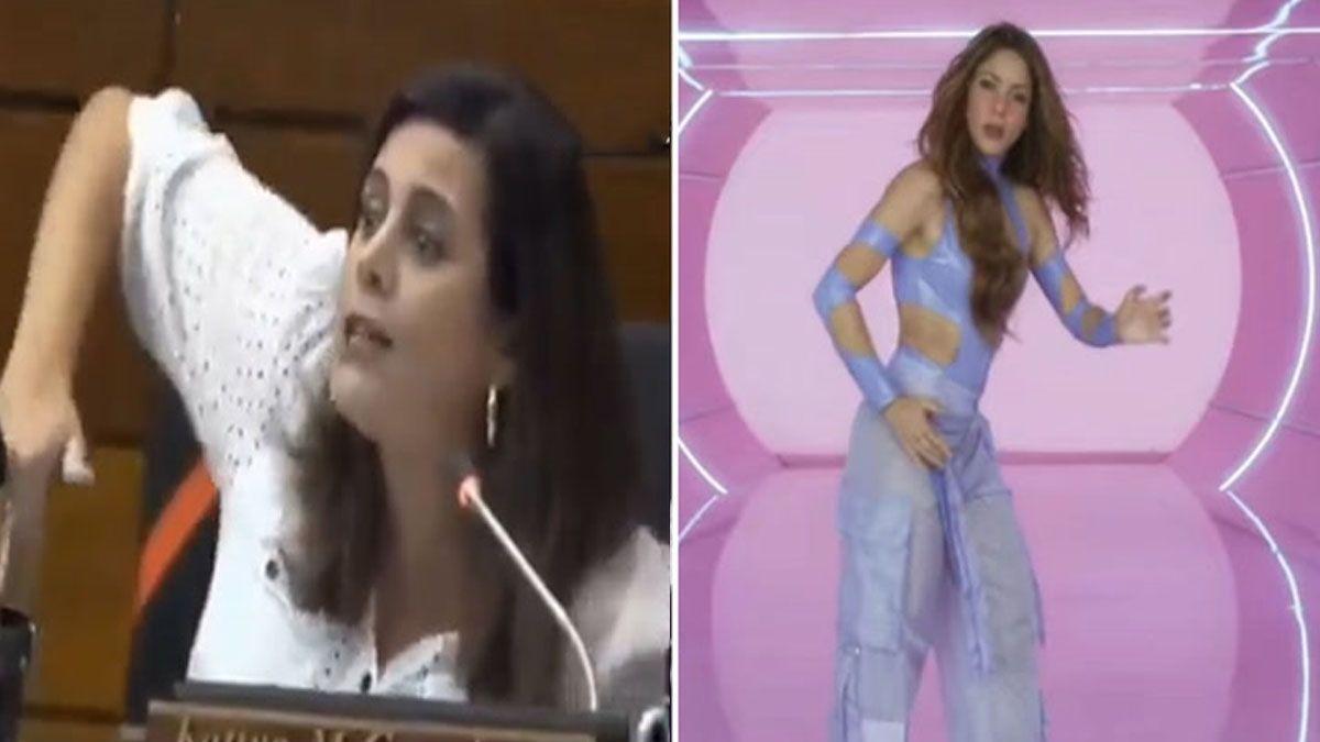 La diputada paraguaya Katty Mabel González se basó en una canción de Shakira para protestar contra el gobierno (Foto: Gentileza Magazine El Comercio)&nbsp;
