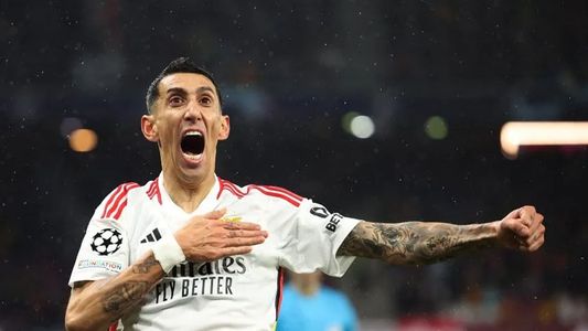 ¡Una locura! El golazo olímpico de Ángel Di María para el Benfica por la Champions